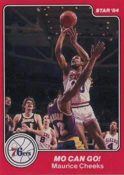 1983-84 Star Sixers Champs Maurice Cheeks IA #9 card image