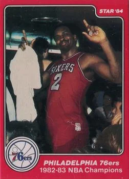 1983-84 Star Sixers Champs Moses Malone #1 card image