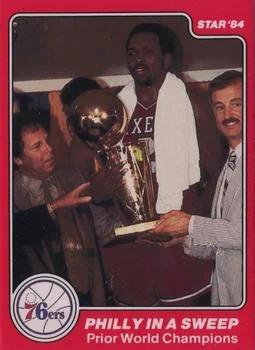 1983-84 Star Sixers Champs Moses Malone #23 card image