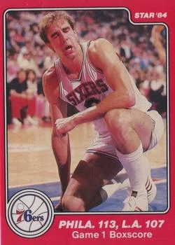 1983-84 Star Sixers Champs Phila. 113 #7 card image