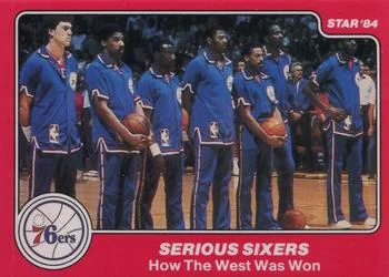 1983-84 Star Sixers Champs Serious Sixers #13 card image