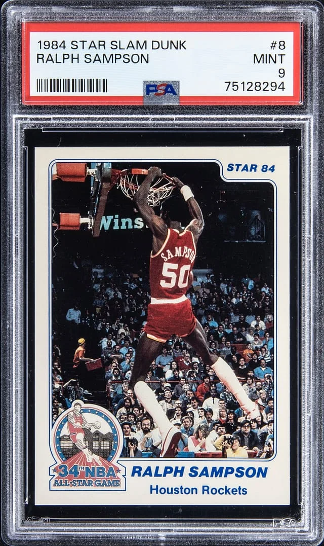 1983-84 Star Slam Dunk Ralph Sampson #8 card image