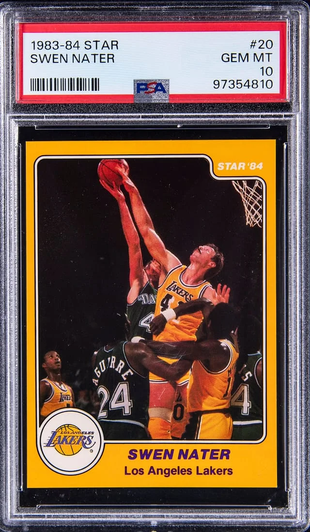 1983-84 Star Swen Nater #20 card image