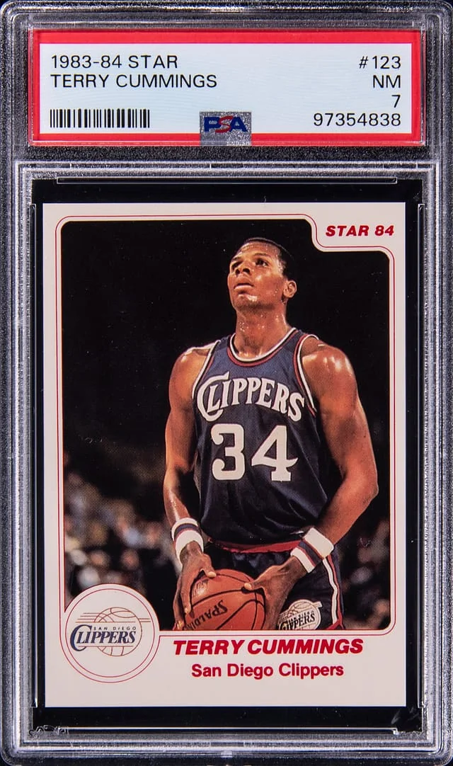 1983-84 Star Terry Cummings #123 card image