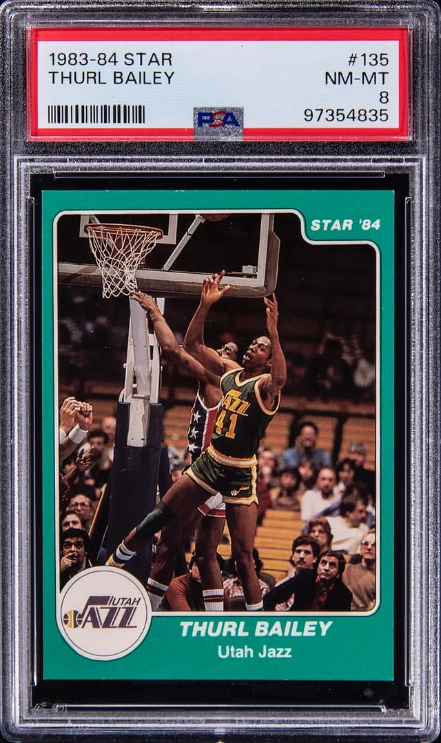 1983-84 Star Thurl Bailey #135 card image