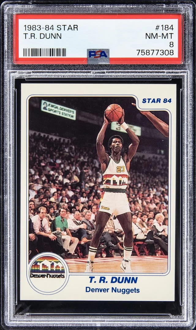 1983-84 Star T.R Dunn #184 card image
