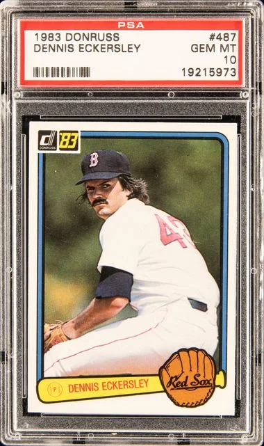 1983 Donruss Dennis Eckersley #487 card image