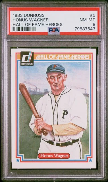 1983 Donruss Honus Wagner Hall Of Fame Heroes #5 card image