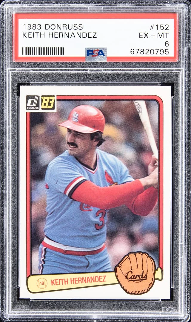1983 Donruss Keith Hernandez #152 card image