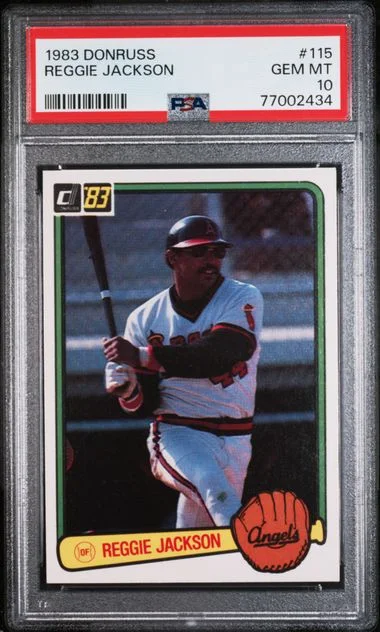 1983 Donruss Reggie Jackson #115 card image