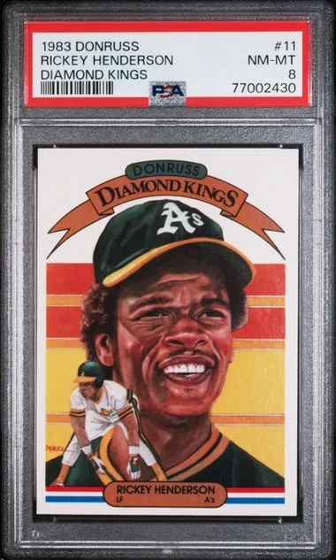 1983 Donruss Rickey Henderson #11 card image