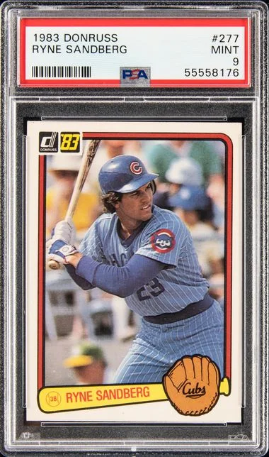 1983 Donruss Ryne Sandberg #277 card image