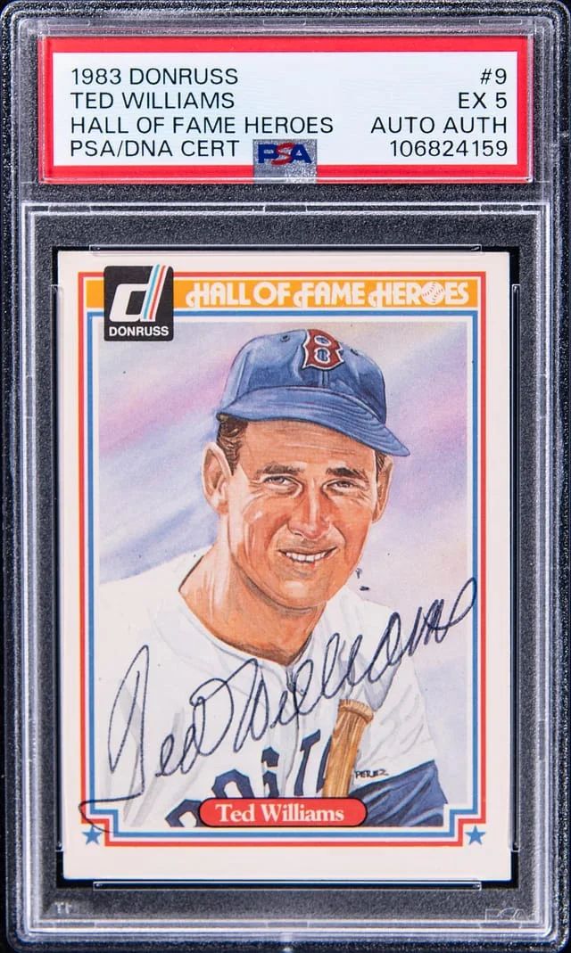 1983 Donruss Ted Williams Hall of Fame Heroes #9 card image