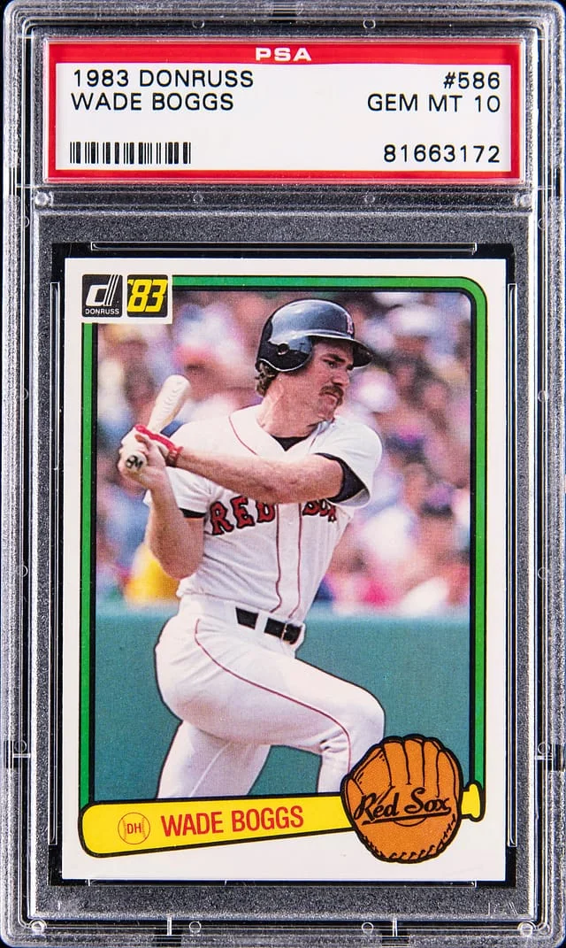 1983 Donruss Wade Boggs #586 card image