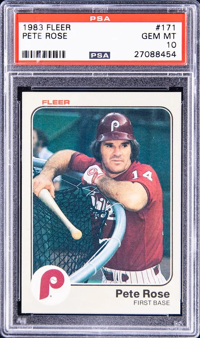 1983 Fleer Pete Rose #171 card image
