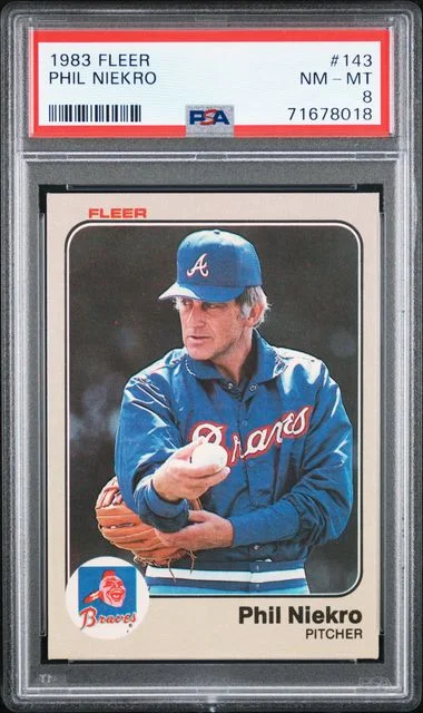 1983 Fleer Phil Niekro #143 card image