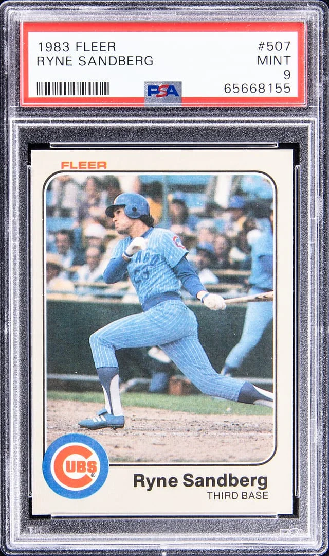1983 Fleer Ryan Sandberg #507 card image
