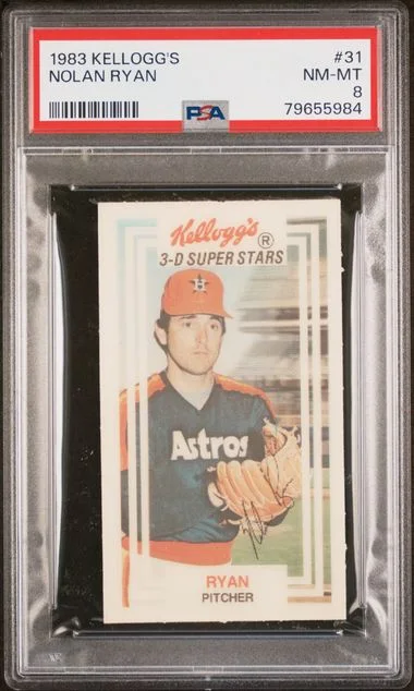 1983 Kellogg's Nolan Ryan #31 card image