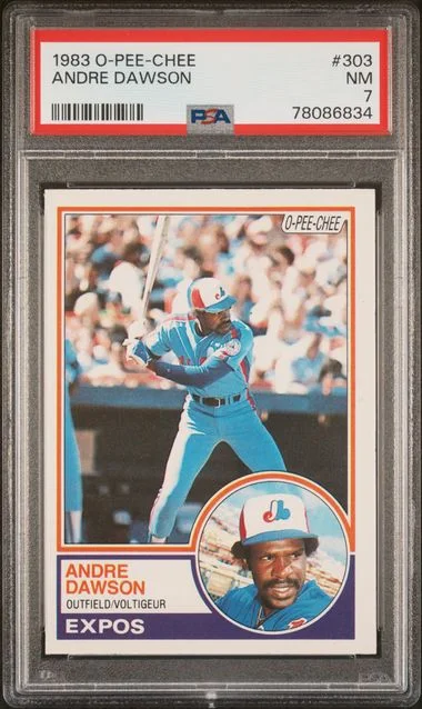 1983 O-Pee-Chee Andre Dawson #303 card image
