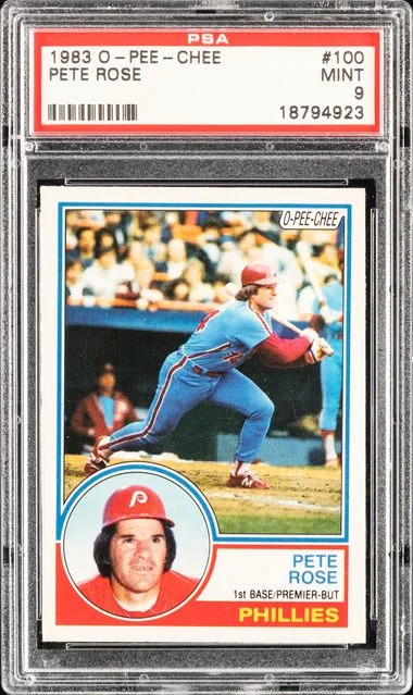 1983 O-Pee-Chee Pete Rose #100 card image