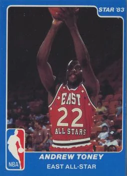 1983 Star All Star Game Andrew Toney #12 card image