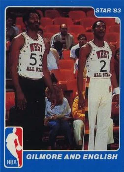 1983 Star All Star Game Artis Gilmore and Alex English Chicago Bulls / Denver Nuggets #NNO card image
