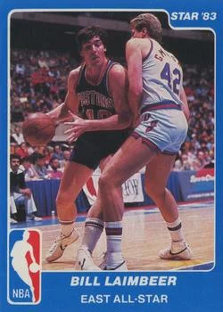 1983 Star All Star Game Bill Laimbeer #6 card image