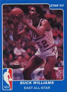 1983 Star All Star Game Buck Williams #13 card image