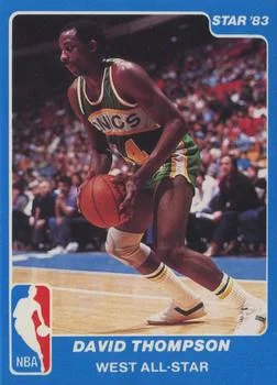 1983 Star All Star Game David Thompson #22 card image