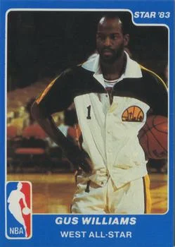 1983 Star All Star Game Gus Williams #25 card image