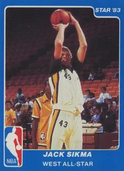 1983 Star All Star Game Jack Sikma #21 card image