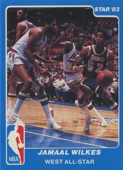 1983 Star All Star Game Jamaal Wilkes #24 card image