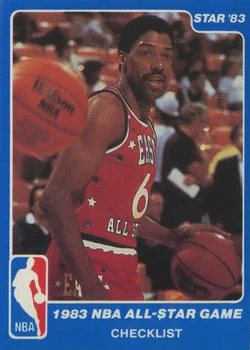 1983 Star All Star Game Julius Erving #1 card image