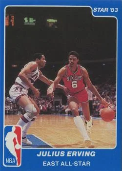 1983 Star All Star Game Julius Erving #4 card image