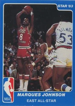 1983 Star All Star Game Marques Johnson #5 card image
