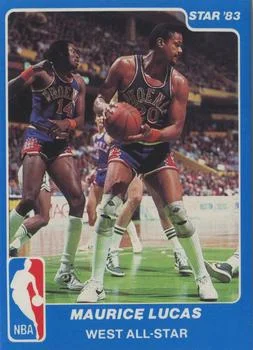 1983 Star All Star Game Maurice Lucas #19 card image