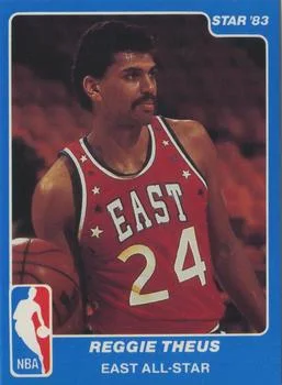 1983 Star All Star Game Reggie Theus #10 card image