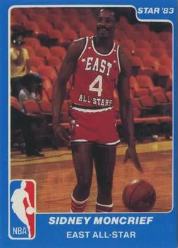 1983 Star All Star Game Sidney Moncrief #8 card image