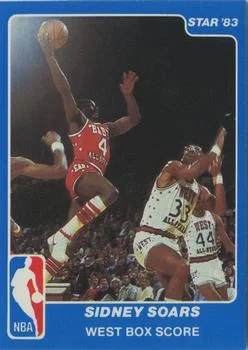 1983 Star All Star Game Sidney Soars, West Box Score #30 card image