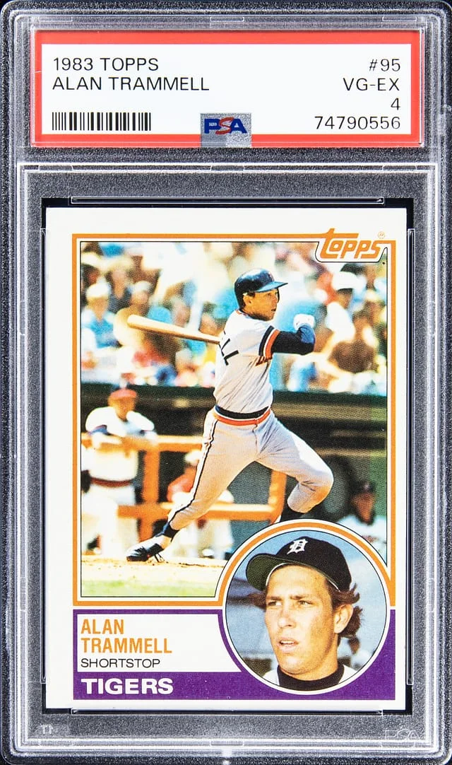 1983 Topps Alan Trammell #95 card image
