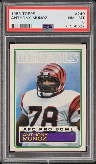 1983 Topps Anthony Munoz #240 card image