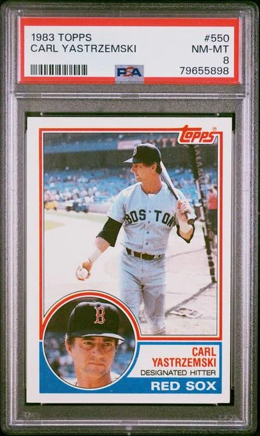 1983 Topps Carl Yastrzemski #550 card image