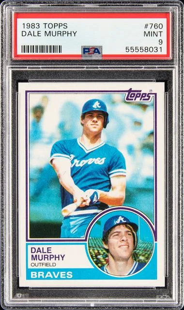 1983 Topps Dale Murphy #760 card image