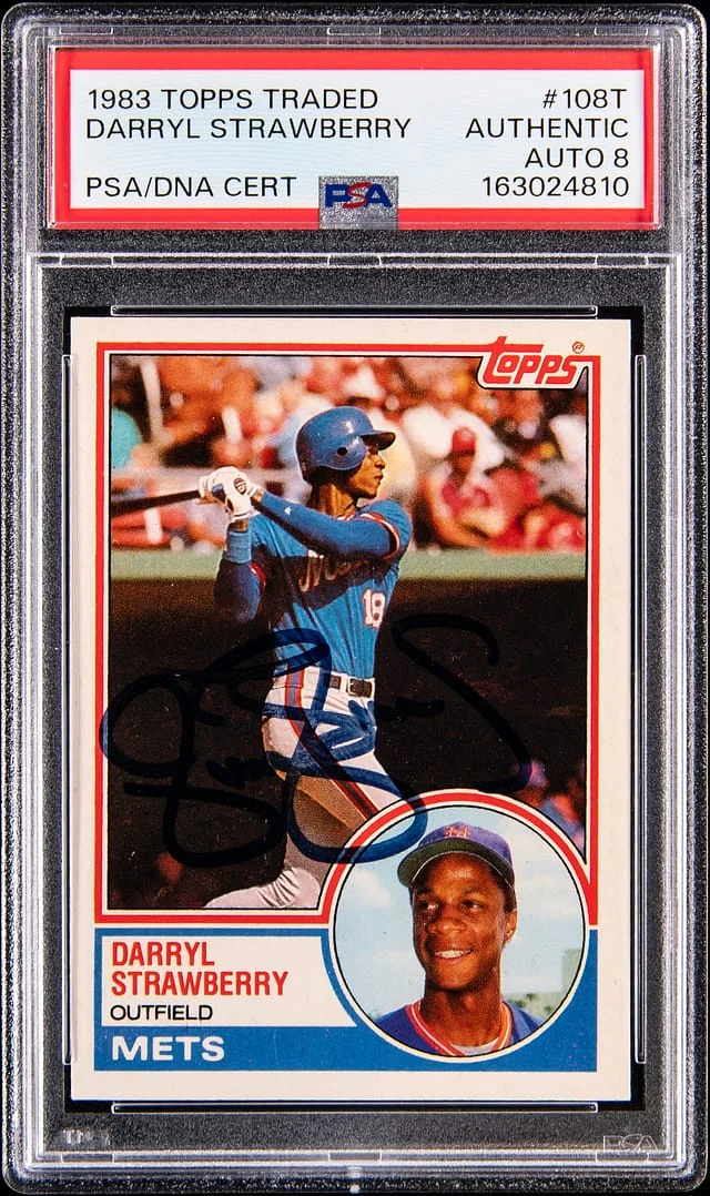 1983 Topps Darryl Strawberry #108T card image