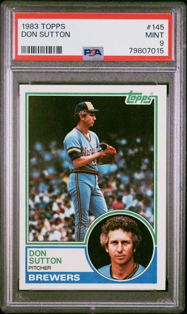 1983 Topps Don Sutton #145 card image
