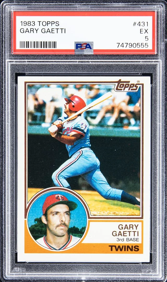 1983 Topps Gary Gaetti #431 card image