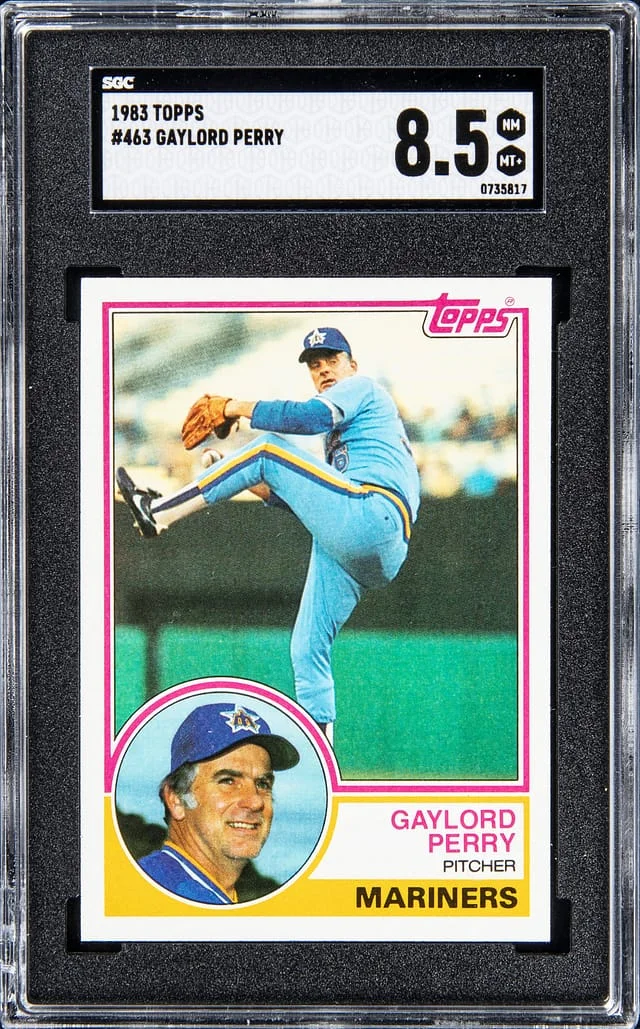 1983 Topps Gaylord Perry #465 card image