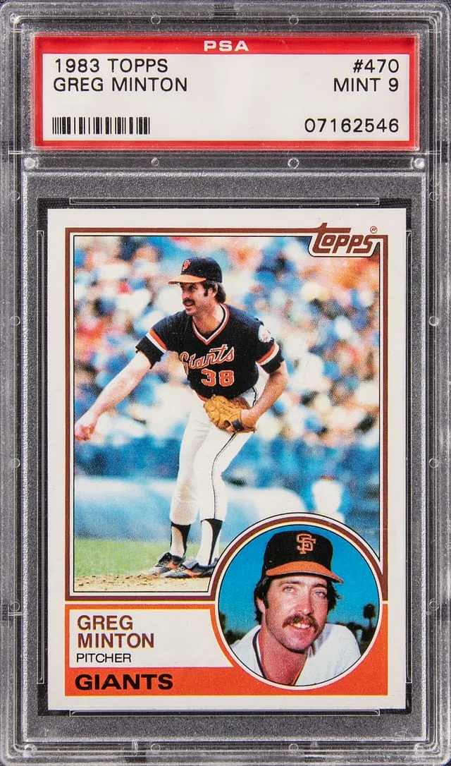 1983 Topps Greg Minton #470 card image