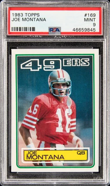 1983 Topps Joe Montana #169 card image