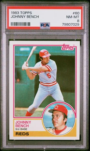 1983 Topps Johnny Bench #60 card image